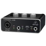 Interface de áudio Behringer U-Phoria UM2 2x2 USB