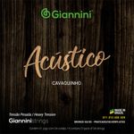 Encordoamento Para Cavaquinho Giannini Tensão Alta GESCPA
