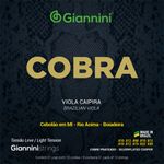 Encordoamento Para Viola Giannini Cobra Tensão Leve Rio Acima GESVL