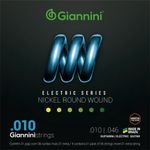 Encordoamento Para Guitarra Giannini 010 Nickel GEEGST10