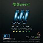 Encordoamento Para Guitarra Giannini 011 Nickel GEEGST11