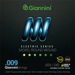 Encordoamento Para Guitarra Giannini 009 Nickel GEEGSTP09