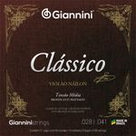 Encordoamento Para Violão Nylon Giannini Tensão Média GENWPM