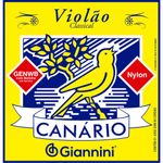 Encordoamento Para Violão Nylon Giannini Canário Tensão Média GENWB