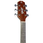 Violão Aço Eletroacústico Seizi Kyoto Kaizen Auditório Cutaway Brown Burst