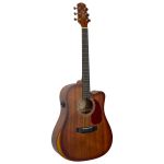 Violão Eletroacústico Seizi Neo Tokyo Cutaway Mirai Mahogany Burst