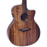 Violão Aço Eletroacústico Seizi Supreme Ryu Mirai Cutaway Koa