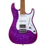 Guitarra Seizi Katana Musashi Plus Quilted Amethyst Purple HSS