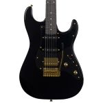 Guitarra Seizi Katana Musashi Stratocaster Black Gold HSS