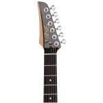 Guitarra Seizi Fun Katana Musashi Midnight Black Sparkle HSS Canhoto