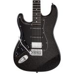 Guitarra Seizi Fun Katana Musashi Midnight Black Sparkle HSS Canhoto