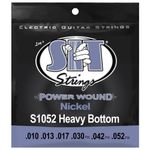 Encordoamento Para Guitarra SIT 010 Power Wound Heavy Bottom S1052