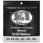 Encordoamento Para Guitarra SIT 012 Power Wound Medium S1252
