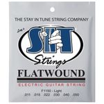 Encordoamento Para Guitarra SIT 011 Flatwound Medium Light F1150