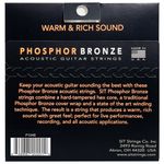 Encordoamento Para Violão Aço SIT 010 Phosphor Bronze Extra Light P1048