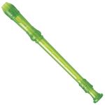Flauta Yamaha Doce Soprano Barroca C Dó Verde YRS-20BG