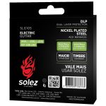 Encordoamento Para Guitarra Solez 0105 SLG105 Com 2 Cordas Extras