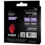 Encordoamento Para Guitarra Solez 011 SLG11 Com 2 Cordas Extras