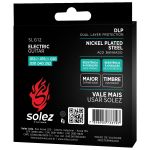 Encordoamento Para Guitarra Solez 012 SLG12 Com 2 Cordas Extras
