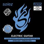 Encordoamento Para Guitarra Solez 095 Stainless Steel SLG95-GA Com 2 Cordas Extras