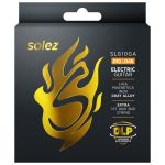 Encordoamento Para Guitarra Solez 010 Stainless Steel SLG10-GA Com 2 Cordas Extras