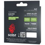 Encordoamento Para Guitarra Solez 0105 Stainless Steel SLG105-GA Com 2 Cordas Extras