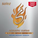 Encordoamento Para Violão Nylon Solez Tensão Média SLC-M