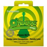 Encordoamento Para Cavaquinho Aço Groove Tensão Leve Bronze 85/15