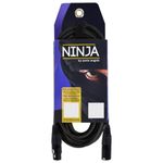 Cabo Para Microfone Santo Angelo Ninja XLRM x XLRF 3,05 Metros