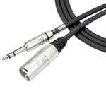 Cabo Para Monitor de Áudio Santo Angelo XLR M x P10 3,05 Metros