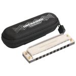 Gaita Easttop Diatônica Unchained Cromada C Dó PRO60C Com Case