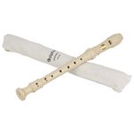 FLAUTA DOCE DOLPHIN SOPRANO GERMÂNICA BEGE DP-123