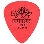 PALHETA DUNLOP TORTEX 0,50MM VERMELHA PCT C/12