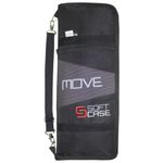 BAG PARA BAQUETAS SOFT CASE LINHA MOVE PRETO PEQUENO