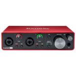 INTERFACE DE ÁUDIO FOCUSRITE SCARLETT 2I2 3º GERAÇÃO