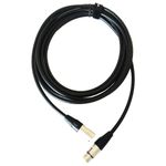 Cabo Para Microfone Tecniforte True Voice XLR x XLR 6,09 Metros