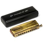 Gaita Hering Cromática Vintage 40 G Sol 1040G Com Case
