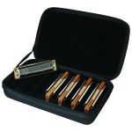 KIT 5 GAITAS HOHNER MARINE BAND 20 VOZES DÓ (C) SOL (G) LÁ (A) RÉ (D) MI (E) 18965XP