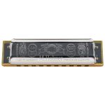 KIT 5 GAITAS HOHNER MARINE BAND 20 VOZES DÓ (C) SOL (G) LÁ (A) RÉ (D) MI (E) 18965XP
