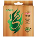 Encordoamento Para Violão Aço Solez 010 Phosphor Bronze SLAPB10 C/ Mi Extra