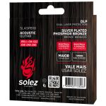 Encordoamento Violão Aço Solez 010 Silver Bronze SLASPB10 C/ Mi Extra