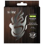 Encordoamento Violão Aço Solez 011 Silver Bronze SLASPB11 C/ Mi Extra