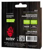 Encordoamento Violão Aço Solez 011 Silver Bronze SLASPB11 C/ Mi Extra