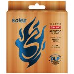 Encordoamento Para Violão Aço Solez 010 Bronze 85/15 SLATB10 C/ Mi Extra