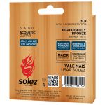 Encordoamento Para Violão Aço Solez 010 Bronze 85/15 SLATB10 C/ Mi Extra