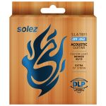 Encordoamento Para Violão Aço Solez 011 Bronze 85/15 SLATB11 C/ Mi Extra
