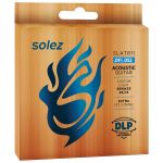 Encordoamento Para Violão Aço Solez 011 Bronze 85/15 SLATB11 C/ Mi Extra