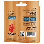 Encordoamento Para Violão Aço Solez 012 Bronze 85/15 SLATB12 C/ Mi Extra