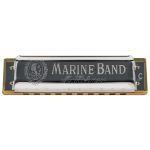 Kit 3 Gaitas Hohner Diatônicas Marine Band Dó Sol Lá 1896/20