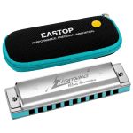Gaita Easttop Diatônica Lightning Bb Si Bemol Com Case